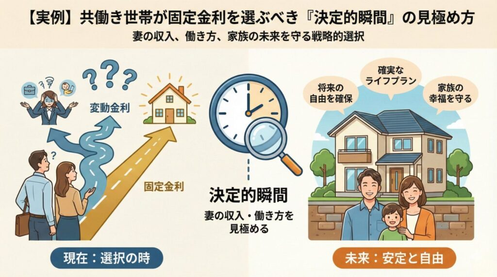 【実例】共働き世帯が固定金利を選ぶべき「決定的瞬間」の見極め方