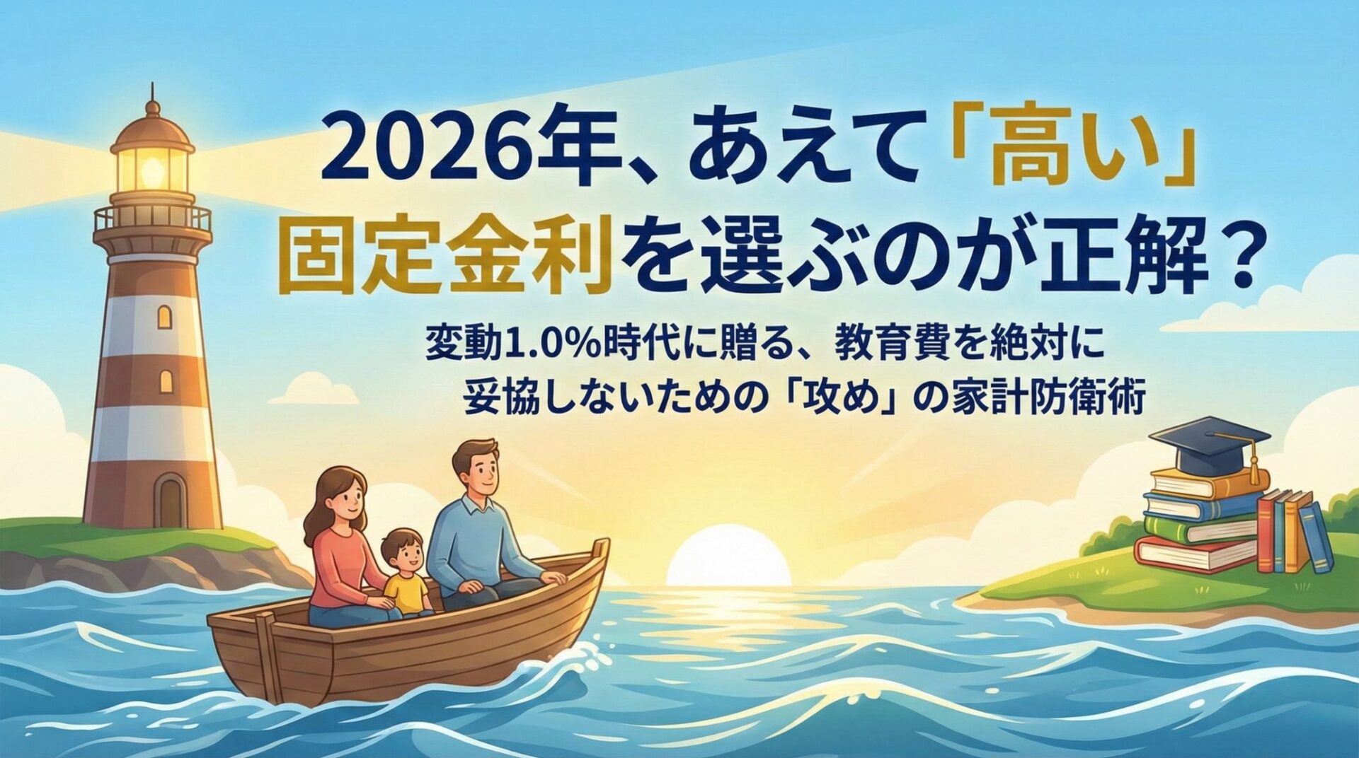 2026年あえて高い固定金利を選ぶのが正解か？